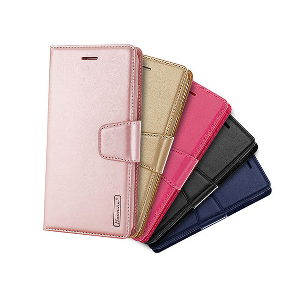 Hanman Luxury Wallet Flip Leather Case With Card Slots for Google Pixel 5