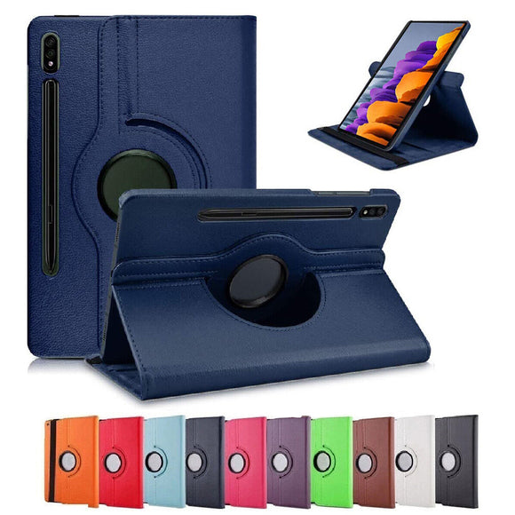360 Rotate Flip Shockproof Leather Case Cover for Samsung Tab S7 / S8 11