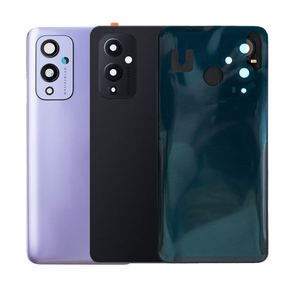 Back Battery Glass Cover with Camera Lens and Adhesive for OnePlus 9