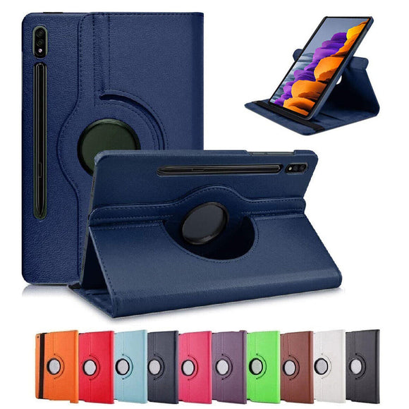 360 Rotate Flip Leather Case Cover for Samsung Tab S7+ S8+ S7 FE 12.4