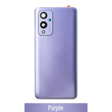 Back Battery Glass Cover with Camera Lens and Adhesive for OnePlus 9
