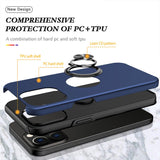 Magnetic Ring Holder Shockproof Cover Case for iPhone 15 Pro Max