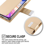 Goospery Rich Diary Wallet Case with Card Slots for Samsung A22 5G A226