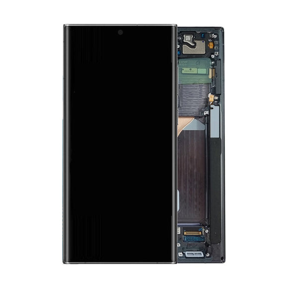 LCD and Touch Assembly With Frame for Samsung Galaxy S22 Ultra 5G S908 OEM Refurbished