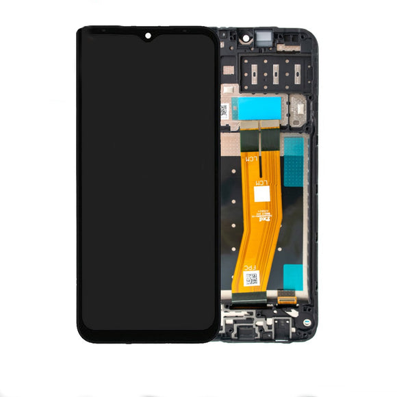 Samsung Galaxy A14 4G A145 LCD and Touch Assembly with frame Same as Service Pack
