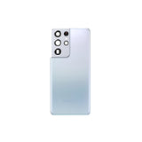 Back Battery Cover with Camera Lens and Adhesive for Samsung Galaxy S21 Ultra