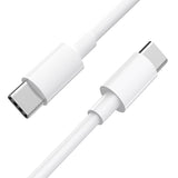 hoco High-Power 100W Type-C to Type-C Charging Data Cable 1m 2m White