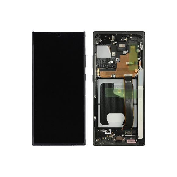 LCD and Touch Assembly With Frame for Samsung Galaxy Note 20 Ultra OEM Refurbished
