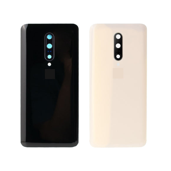 Back Battery Glass Cover with Camera Lens and Adhesive for OnePlus 7 Pro