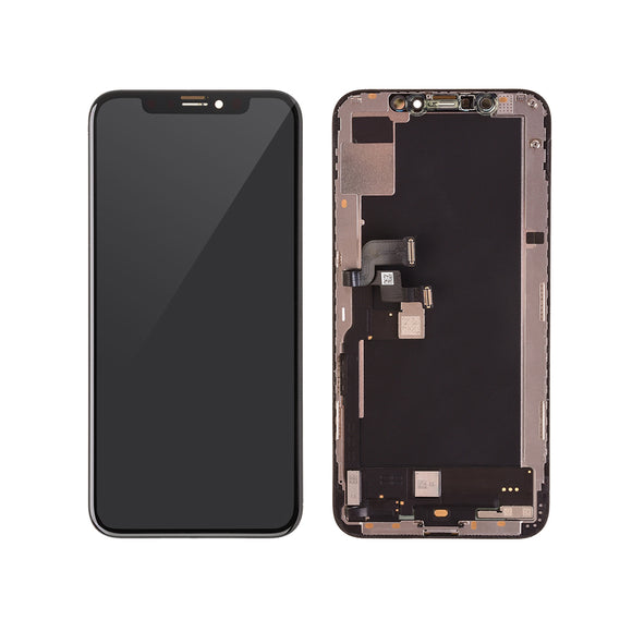 LCD and Touch Assembly OLED for iPhone XS Black - Flat Rigid