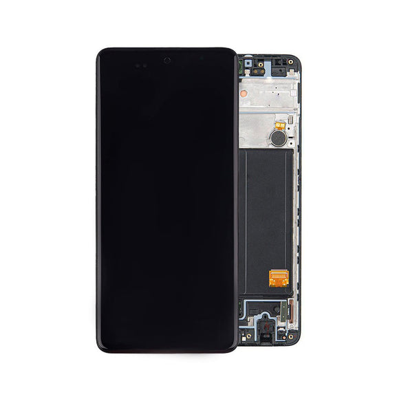LCD and Touch Assembly With Frame for Samsung Galaxy A51 A515 OEM Refurbished