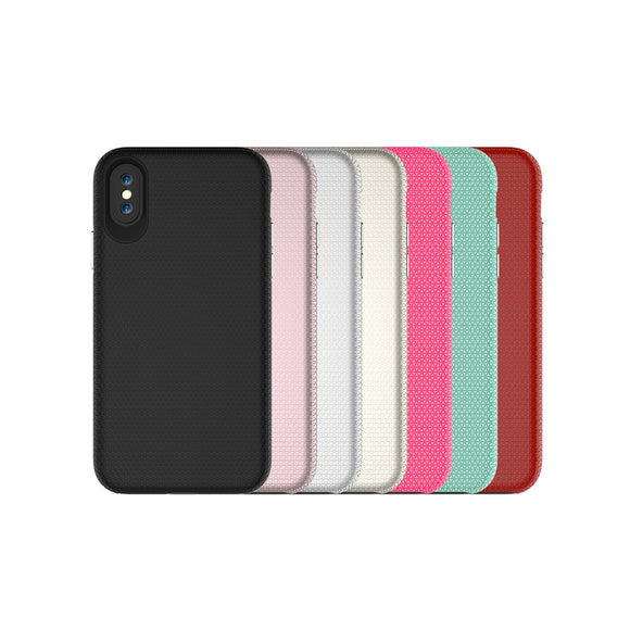 TRIANGLE Hybrid TPU Hard PC Shockproof Case Cover for iPhone X/XS/XR/XS Max