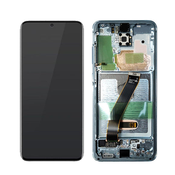 LCD and Touch Assembly With Frame for Samsung Galaxy S20 G980 / G981 OEM New