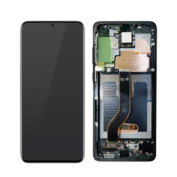 LCD and Touch Assembly With Frame for Samsung Galaxy S20+ G985 / G986 OEM Refurbished
