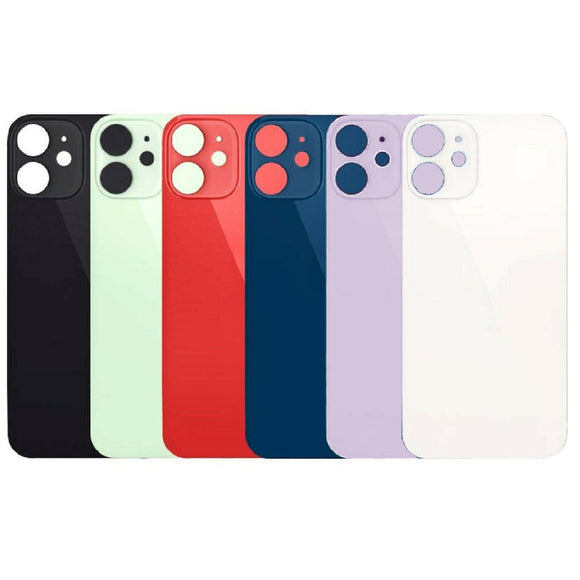 Back Glass Cover with Big Camera Hole for iPhone 12 Mini