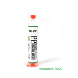 RELIFE PP Adhesive For iPhone Back Glass Bracket Bonding Transparent Glue With Dispenser Gun and Needles