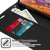 Mercury Goospery Canvas Diary Wallet Case With Card Slots for iPhone X / XS