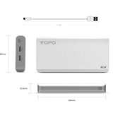 TOPO universal Power Bank Portable Charger 20,000 mAH for All Phones and Tablets