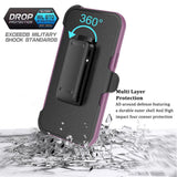 Shockproof Robot Armor Hard Plastic Case with Belt Clip for iPhone 14 Plus