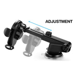 15W Automatic Clamping Wireless Car Fast Charge Holder for All Qi Compatible Phones