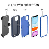 Shockproof Robot Armor Hard Plastic Case with Belt Clip for Samsung Galaxy A72 / 5G