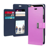 Mercury Goospery Rich Diary Wallet Case with Card Slots for iPhone 5 5S SE 2016