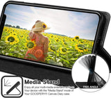 Mercury Goospery Canvas Diary Wallet Case With Card Slots for iPhone XS Max