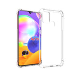 Goospery Clear Shockproof Slim Protective Case with Reinforced Corners for Samsung Galaxy A21S