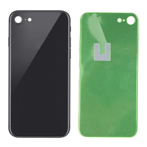 Battery Back Glass Cover with Big Camera Hole and Adhesive for iPhone 8