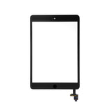 Touch Digitizer Screen for iPad Mini/Mini 2 with IC Connector, Home Button Assembly, and Adhesive