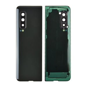 Back Battery Glass + Camera Lens and Adhesive for Samsung Galaxy Fold F900