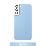 Back Battery Glass Cover with Camera Lens and Adhesive for Samsung Galaxy S22