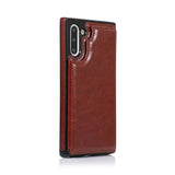 Back Magnetic Flip Leather Wallet Case Card Slots Samsung Galaxy Note 10 / 10+