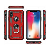 Heavy Duty Case with 360° Rotating Ring Kickstand for iPhone X/XS/XS Max/XR