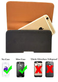 Flip Leather Pouch Case with 360° Rotating Belt Clip