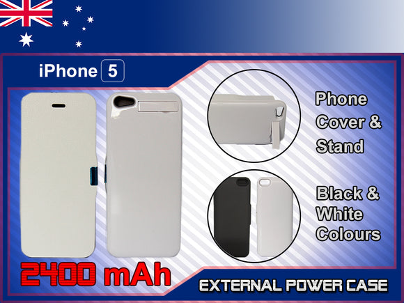 JLW Power Bank Battery Case for iPhone 5