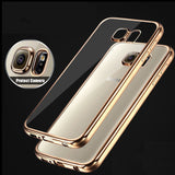 TPU Clear Crystal Rubber Soft Plated Case Cover for Samsung Galaxy Note 5