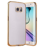TPU Clear Crystal Rubber Soft Plated Case Cover for Samsung Galaxy S8/S8+