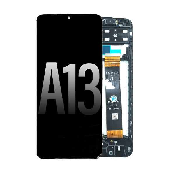 Samsung Galaxy A13 A135F LCD and Touch Assembly with frame OEM New