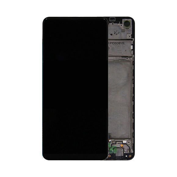 LCD and Touch Assembly With Frame for Samsung Galaxy A21S A217 Service Pack