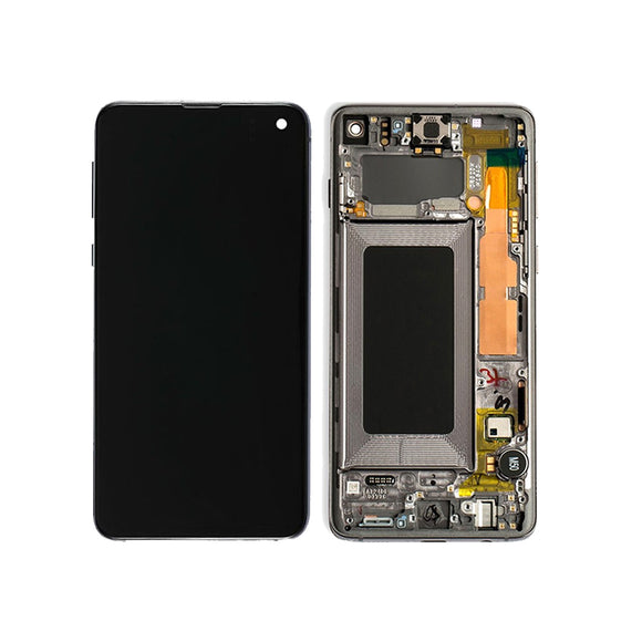 LCD and Touch Assembly with frame for Samsung Galaxy S10E - OEM Refurbished
