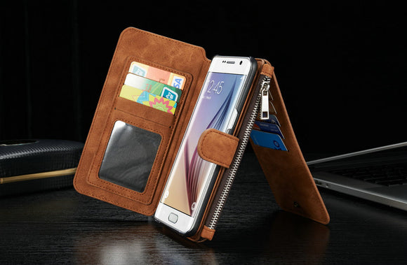 Wallet Case with Card Slots for Samsung Galaxy S7/S7 Edge
