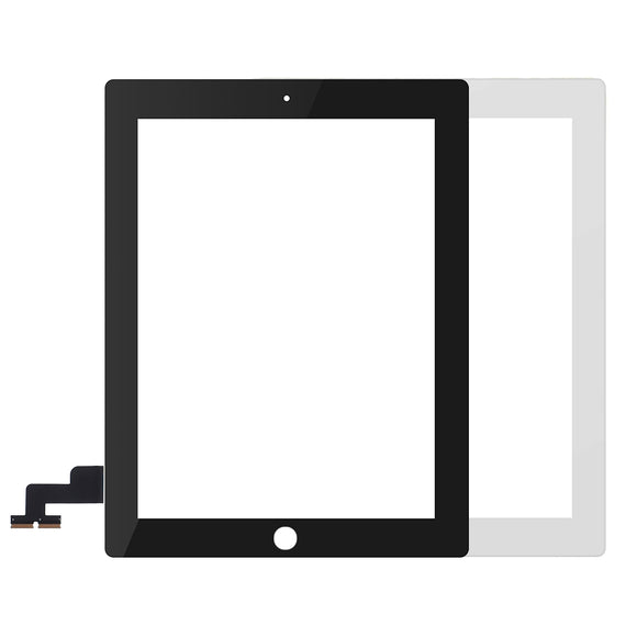 Touch Digitizer Screen with Home Button Assembly and Adhesive for iPad 2