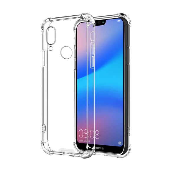 Goospery Clear Shockproof Slim Protective Case with Reinforced Corners for Huawei P20 lite / Nova 3e