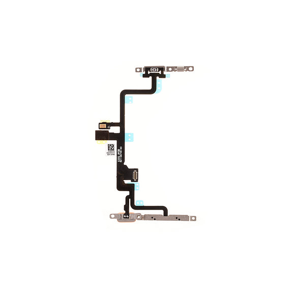 Power Switch Volume Flex Cable with Metal Plate for iPhone 7 Plus