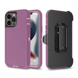 Shockproof Robot Armor Hard Plastic Case with Belt Clip for iPhone 13 Pro Max and Mini