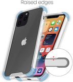 Goospery Clear Shockproof Slim Protective Case for iPhone 12/12 Pro/12 Pro Max/12 Mini