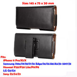 Flip Leather Pouch Case with 360° Rotating Belt Clip For iPhone Samsung and other Phones