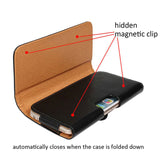 Flip Leather Pouch Case with 360° Rotating Belt Clip