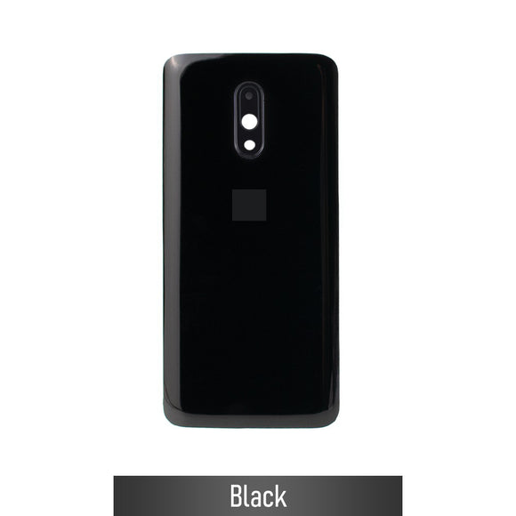 Back Battery Glass Cover with Camera Lens and Adhesive for OnePlus 7